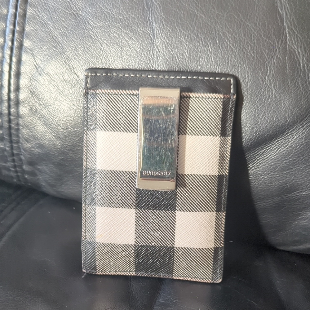 🖤Check and Clip Wallet